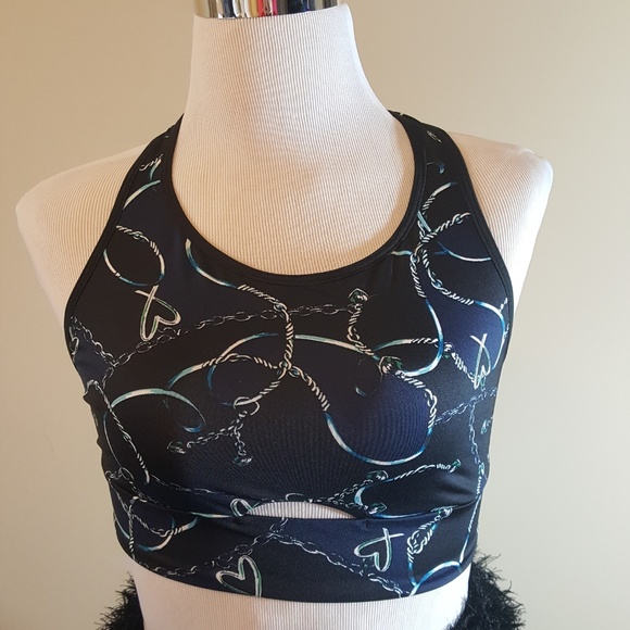 SPECIAL BUNDLE 2 SPORTS BRAS FOR $20 The Player Racerback Pullover Sport Bra VS - Picture 1 of 4